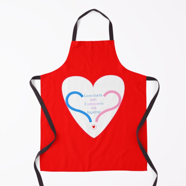Item preview, Love starts with 2 unknowns link together in white designed and sold by Bekindtome.