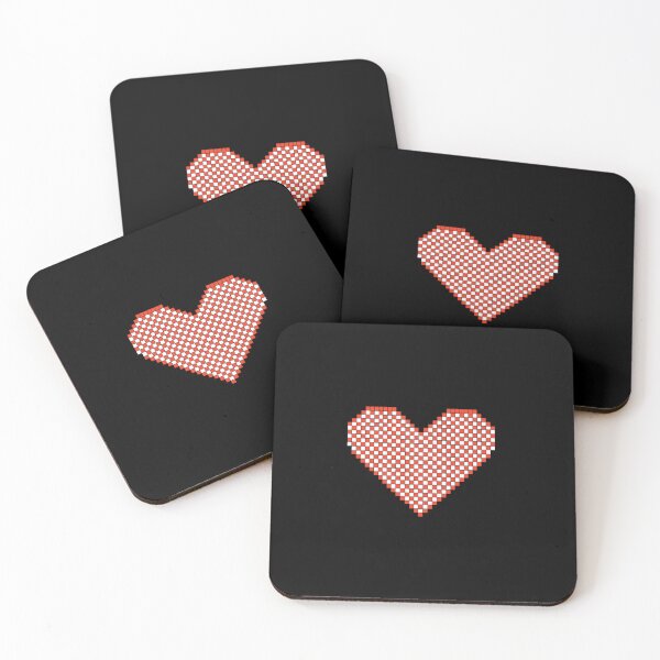 Item preview, Pixilated heart  designed and sold by karimaK-71.