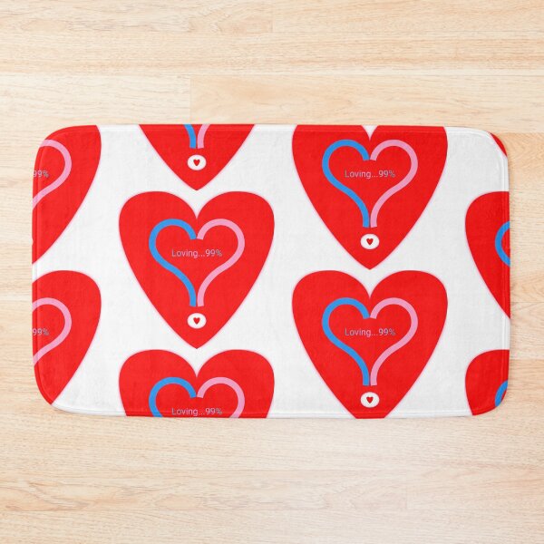 Item preview, Loving you 99% linking together in red designed and sold by Bekindtome.