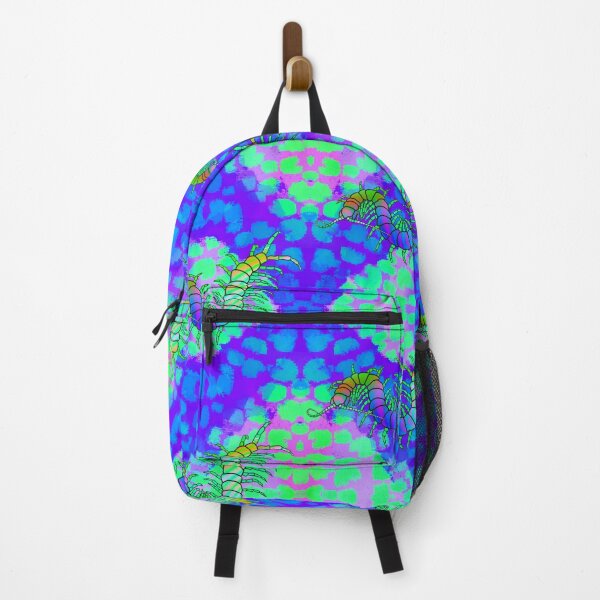 Item preview, Iridescent Centipede | Cheetah Print (Royal Blue/Medium Spring Green) designed and sold by techno-mantis.