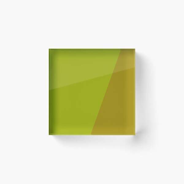Item preview, Colour Block Therapy - Offset Oblique : Acid Olive/Vintage Gold designed and sold by Spannerbagface.