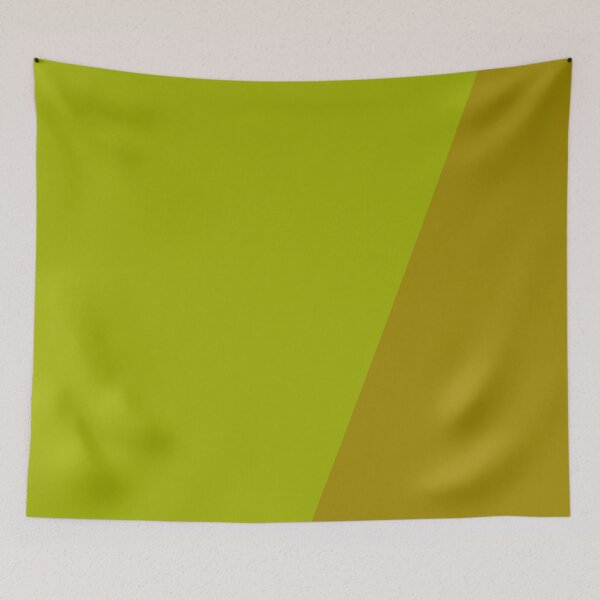 Item preview, Colour Block Therapy - Offset Oblique : Acid Olive/Vintage Gold designed and sold by Spannerbagface.