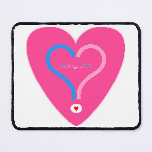 Item preview, Loving you 99% linking together in pink designed and sold by Bekindtome.