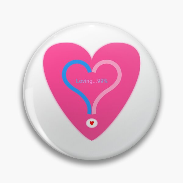 Item preview, Loving you 99% linking together in pink designed and sold by Bekindtome.