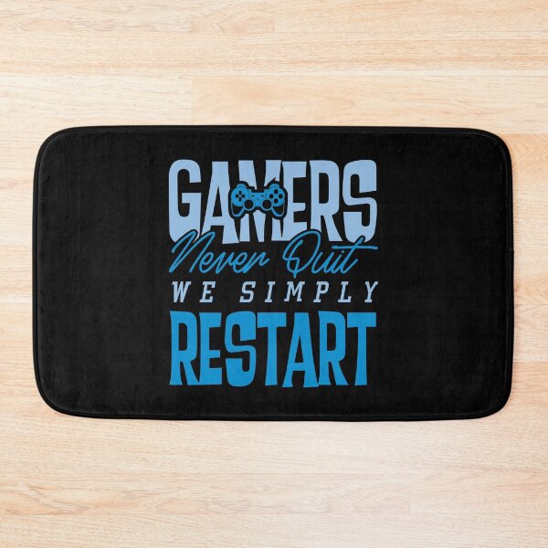 Item preview, Gamers Never Quit. We Simply Restart. designed and sold by palaco210.