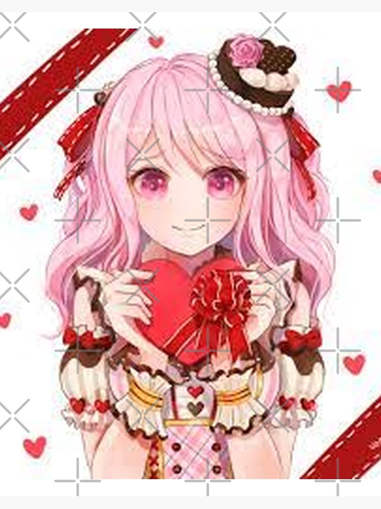 Valentine Anime Girl by LemonKiwi42 on DeviantArt