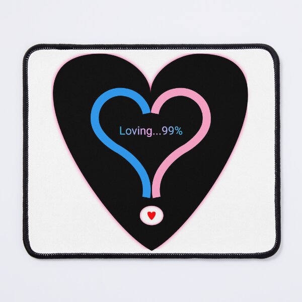 Item preview, Loving you 99% linking together in black designed and sold by Bekindtome.