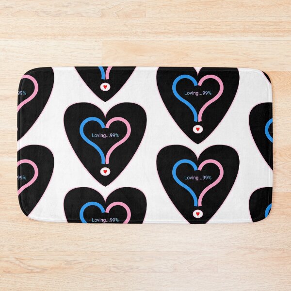 Item preview, Loving you 99% linking together in black designed and sold by Bekindtome.