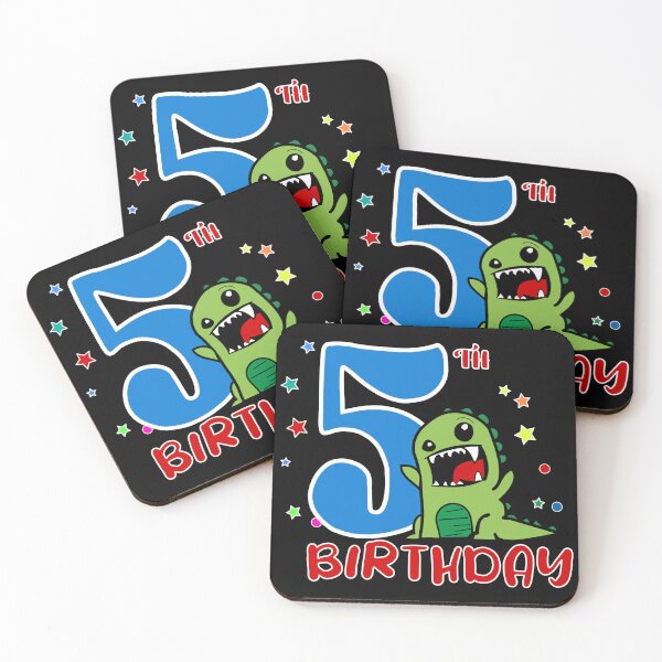 Item preview, Funny Dinosaur 5TH Birthday designed and sold by OverbeeDesigns.