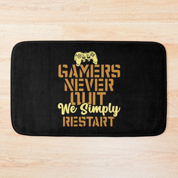 Item preview, Gamers Never Quit. We Simply Restart. designed and sold by palaco210.