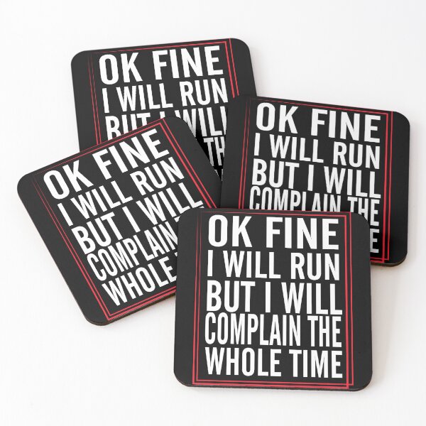 Item preview, Ok Fine I will Run But I will Complain The whole Time, Womens Girls Funny Running Birthday Gift designed and sold by Laadel.