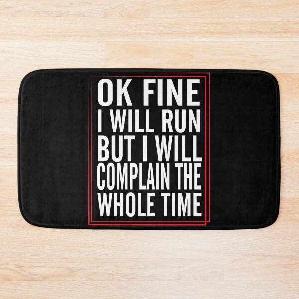 Item preview, Ok Fine I will Run But I will Complain The whole Time, Womens Girls Funny Running Birthday Gift designed and sold by Laadel.