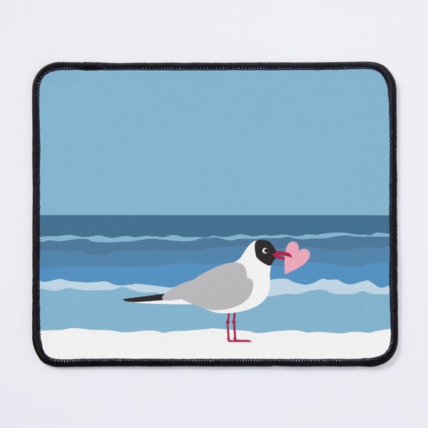Item preview, Сute seagull in love by the sea designed and sold by Darina Gulbina.