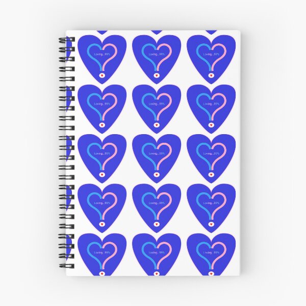 Item preview, Loving you 99% linking together in blue designed and sold by Bekindtome.