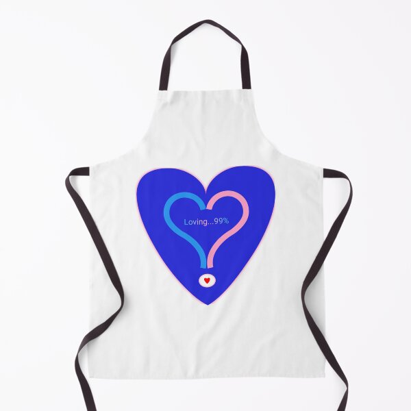 Item preview, Loving you 99% linking together in blue designed and sold by Bekindtome.