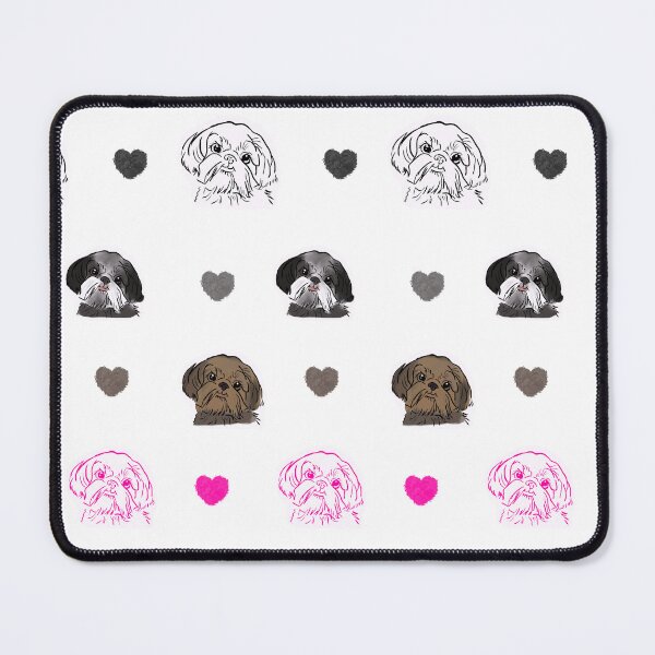 Item preview, Shih tzu sticker Pack with hearts designed and sold by FlyingSprinkles.