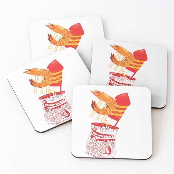 Item preview, Prawn Cracker in the Big Prawn design range  designed and sold by Container  of Dreams.