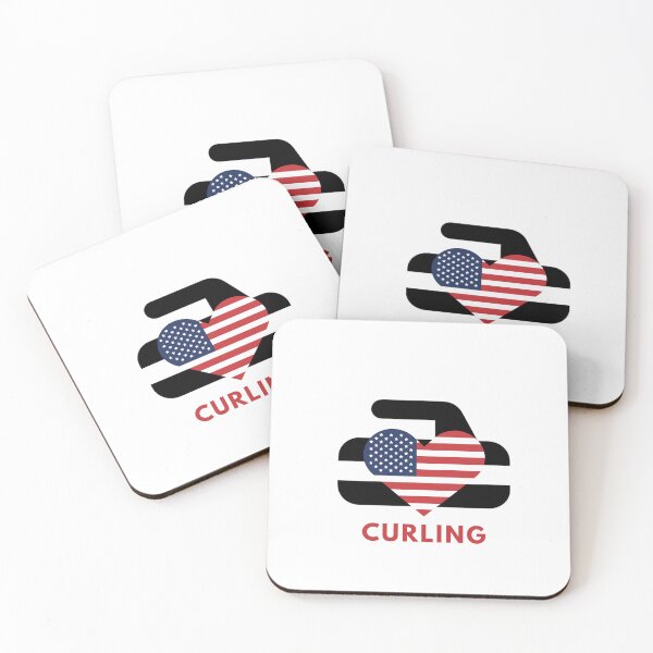 Item preview, Curling Love USA designed and sold by AlexLab.