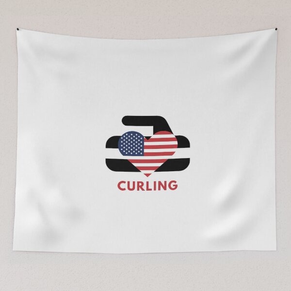 Item preview, Curling Love USA designed and sold by AlexLab.