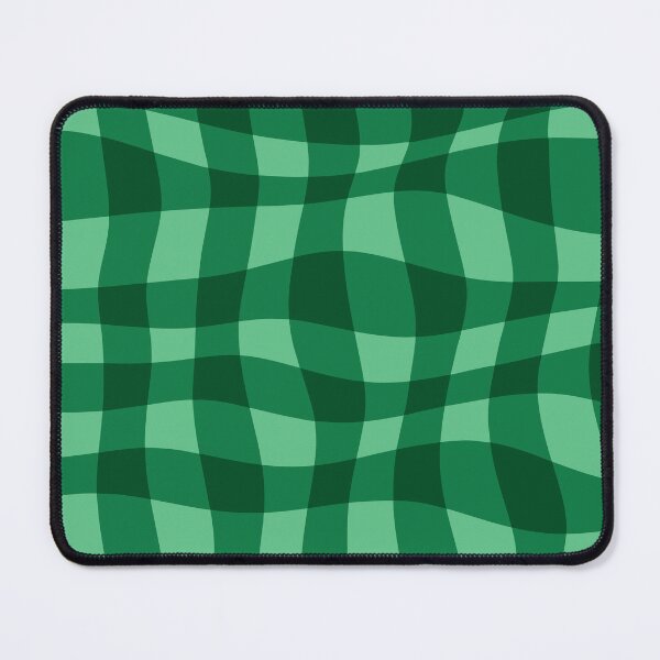 Item preview, Patrón de guinga a cuadros deformados (verde) designed and sold by Design Minds Boutique.