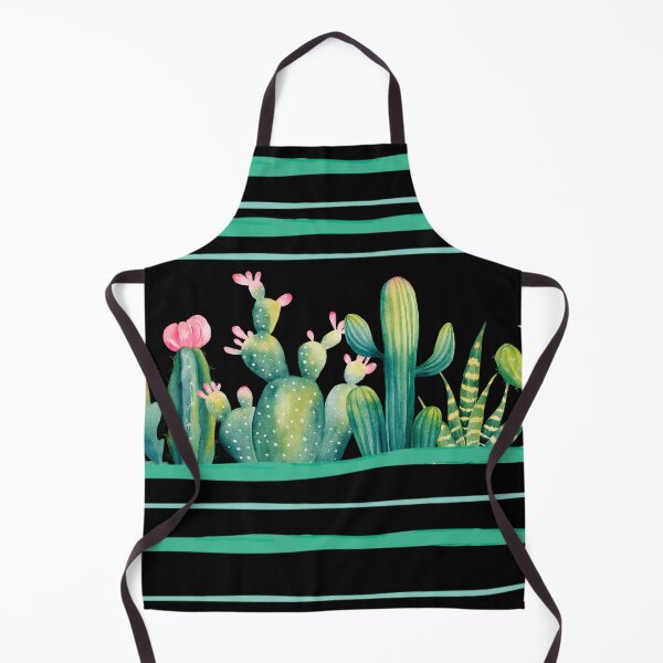 Item preview, Watercolour cactus & succulents designed and sold by cutecrazytshirt.
