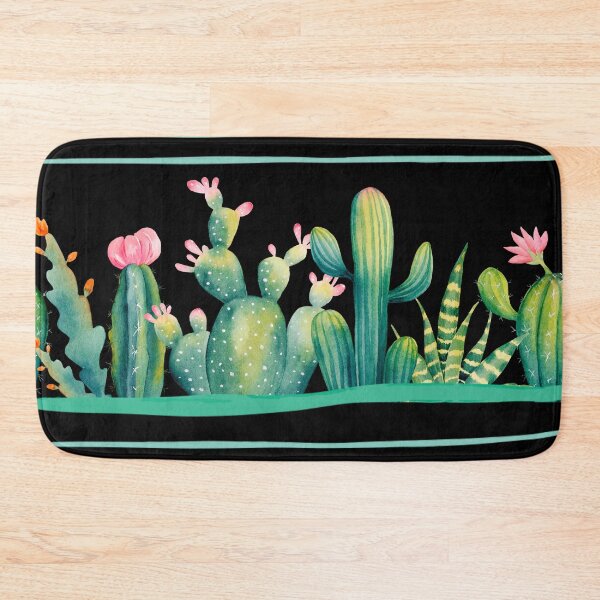 Item preview, Watercolour cactus & succulents designed and sold by cutecrazytshirt.