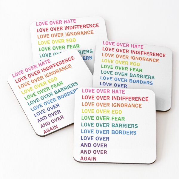 Item preview, love over hate, love over indifference designed and sold by Shope2shope.