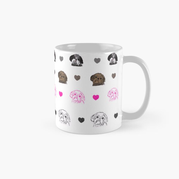 Item preview, Shih tzu sticker Pack with hearts designed and sold by FlyingSprinkles.