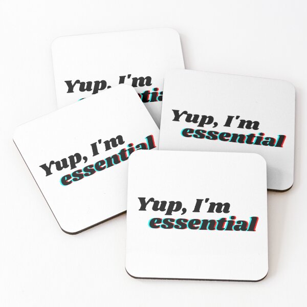 Item preview, Yup I am essential designed and sold by wordsup.