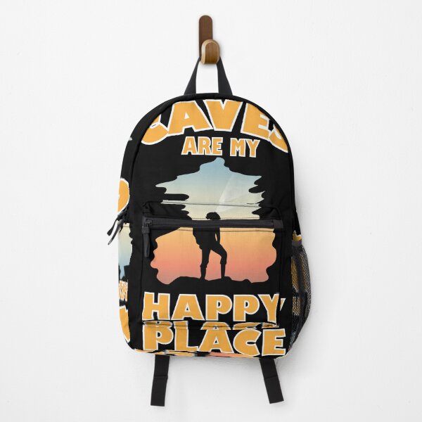 Item preview, Caves Are My Happy Place Funny Caving designed and sold by TheInkElephant.