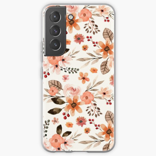 Pink Florals Samsung Galaxy Soft Case