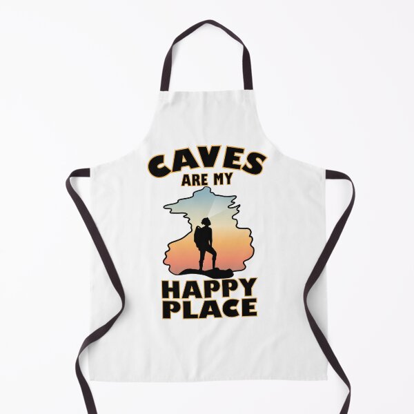 Item preview, Caves Are My Happy Place Funny Caving designed and sold by TheInkElephant.