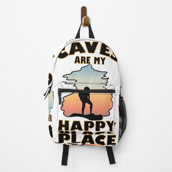Item preview, Caves Are My Happy Place Funny Caving designed and sold by TheInkElephant.
