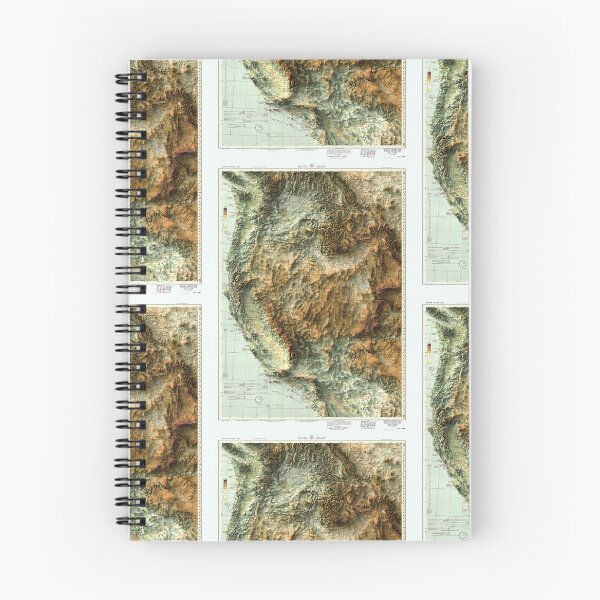 Item preview, 1950 Western United States Relief Map 3D digitally-rendered designed and sold by ThinkAboutMaps.