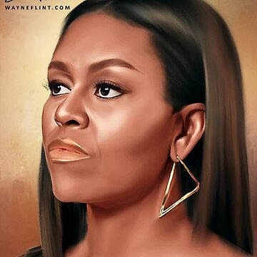 Artwork thumbnail, Digital Michele Obama by wayneflint
