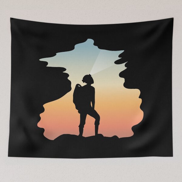Item preview, Caves Are My Happy Place Funny Caving designed and sold by TheInkElephant.