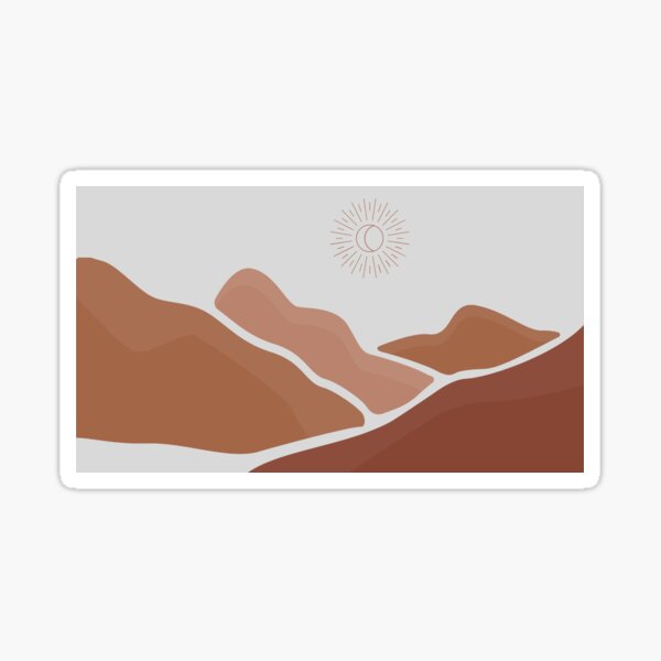 Mountain Range Sticker