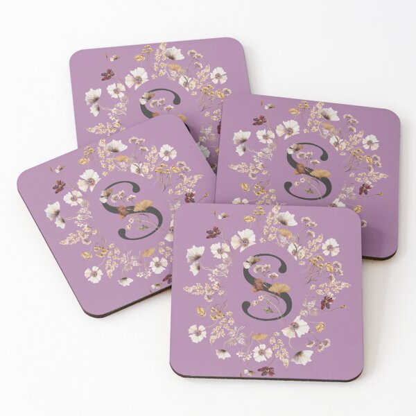 Item preview, Blooms Monogram S designed and sold by ElenaDanilo.