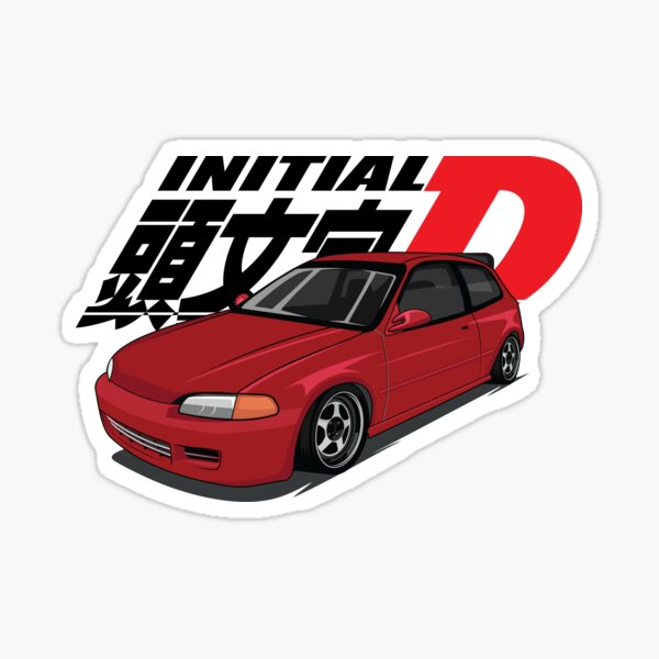 Initial D Shingo Shoji Civic Sir EG6 Red 1st Stage Character 