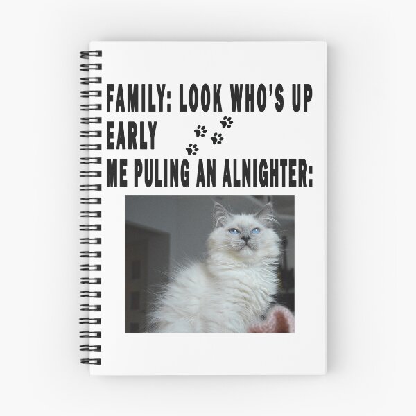 Item preview, family: look who's up early  ,,, me puling an alnighter: designed and sold by GOLDFAMILYSHOP.