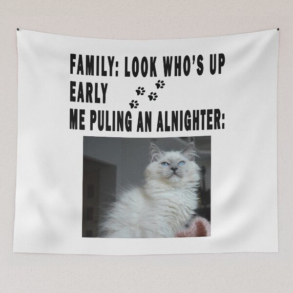 Item preview, family: look who's up early  ,,, me puling an alnighter: designed and sold by GOLDFAMILYSHOP.