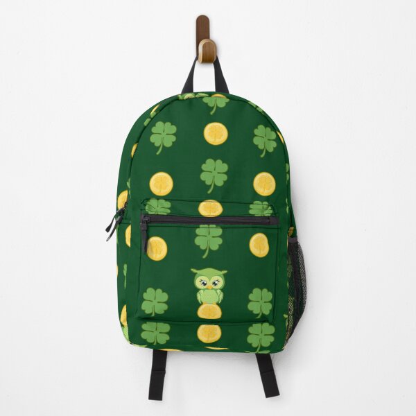 Item preview, St Pats Day Irish Green and Yellow Owls and Shamrocks designed and sold by Greenbaby.