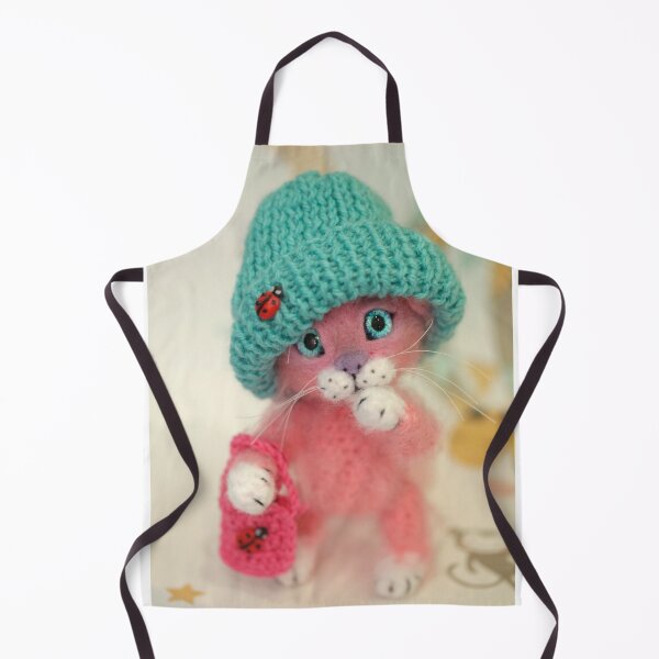 Item preview, Cute blue eyed crocheting cat designed and sold by olena2552.