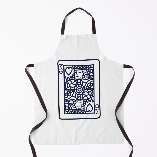 Item preview, King of Hearts Playing Card ( Dark Blue Print ) designed and sold by AlexLab.