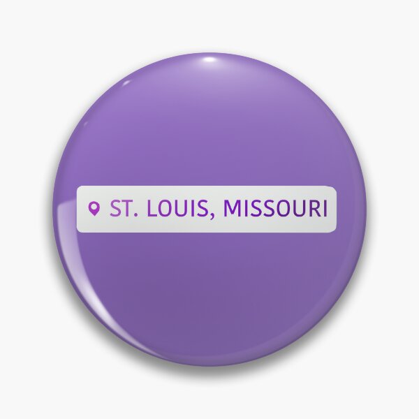 Item preview, St. Louis, Missouri Purple Location  designed and sold by MaryaMeerkat.