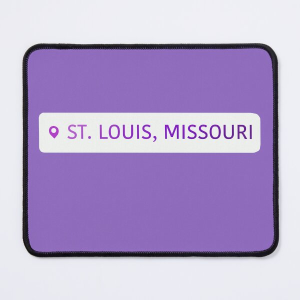 Item preview, St. Louis, Missouri Purple Location designed and sold by MaryaMeerkat.