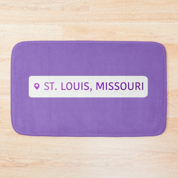 Item preview, St. Louis, Missouri Purple Location  designed and sold by MaryaMeerkat.
