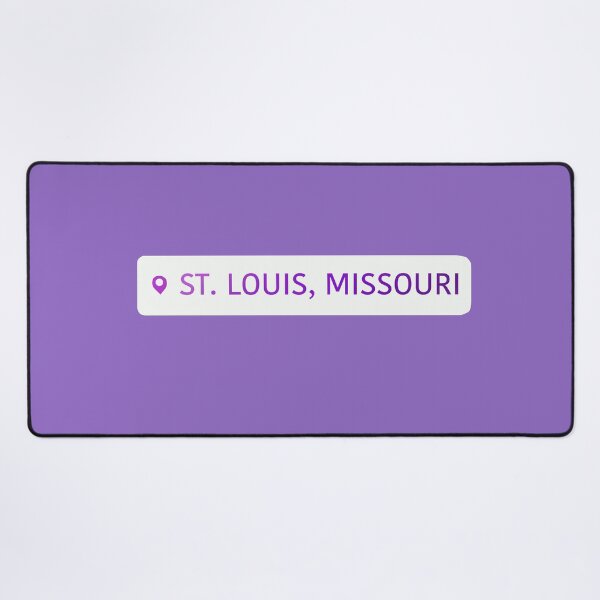 Item preview, St. Louis, Missouri Purple Location  designed and sold by MaryaMeerkat.