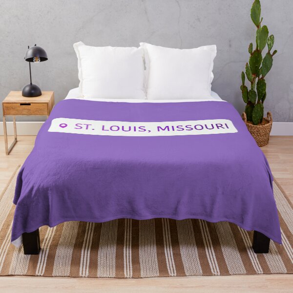 Item preview, St. Louis, Missouri Purple Location designed and sold by MaryaMeerkat.