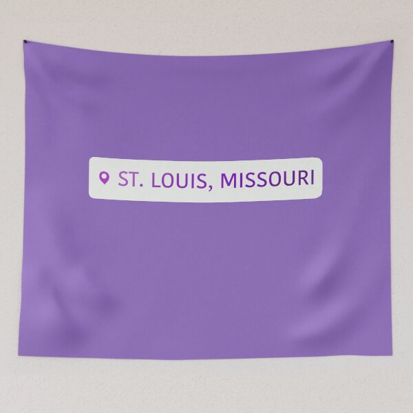 Item preview, St. Louis, Missouri Purple Location  designed and sold by MaryaMeerkat.